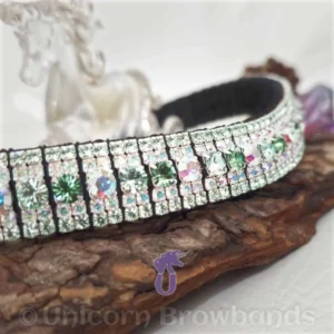 Sparkling Green Princess Crystal Browband by Unicorn Browbands