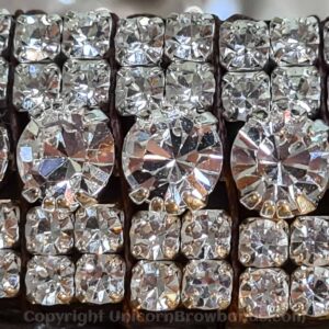 Swarovski Tiffany Crystal Browband Secure Claws Detail - Unicorn Browbands